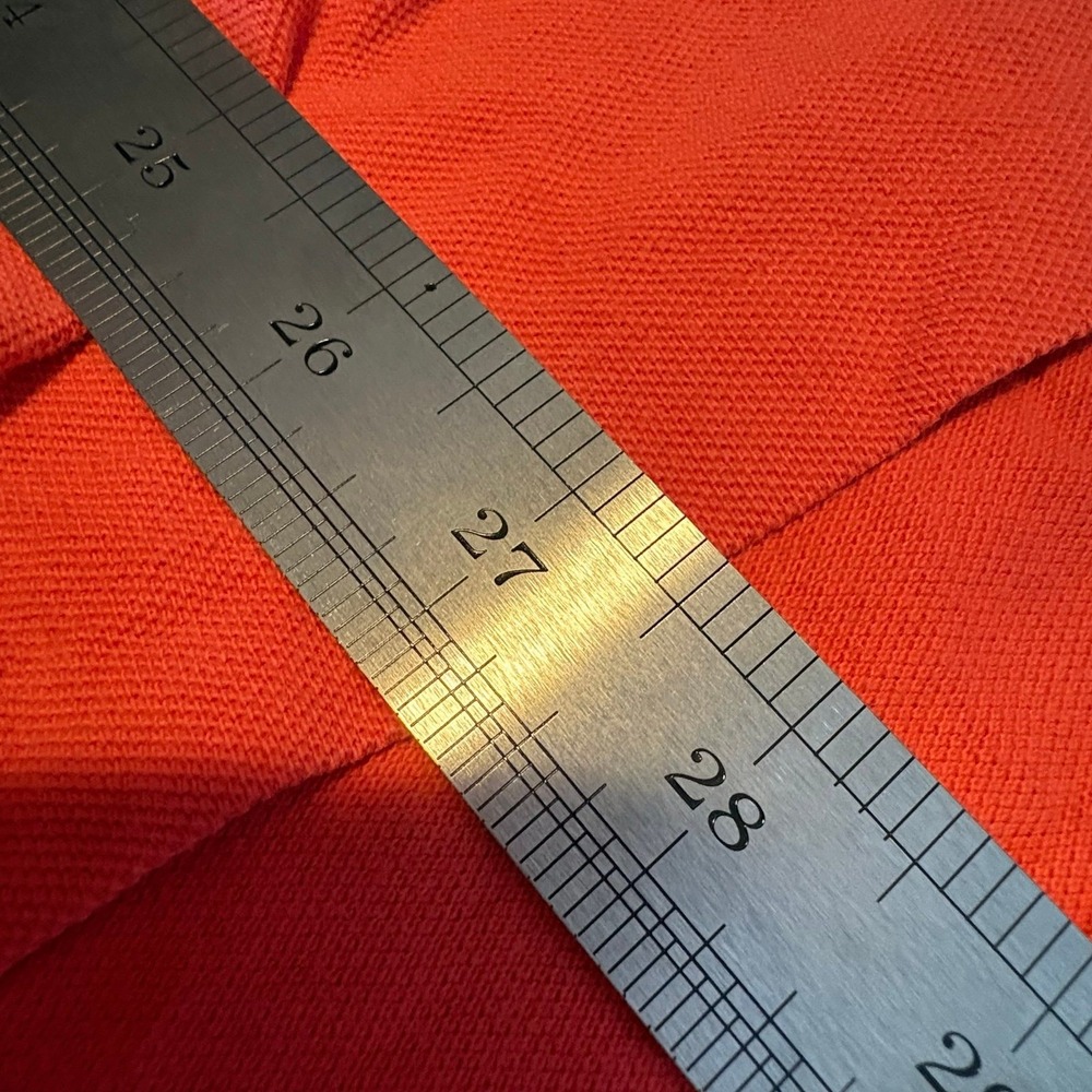 Polo Ralph Lauren Orange Pony Logo Polo Shirt XL Classic Fit Bright Preppy - Picture 3 of 5